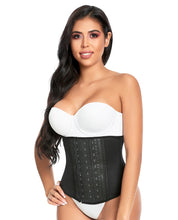 Load image into Gallery viewer, Petite Doll Waist Trainer. High Compression. 3 Columns of Hooks. Non Exposed Latex. Authentic Columbian Shapewear.
